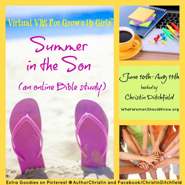 Virtual VBS for GrownUp Girls: Summer in the Son