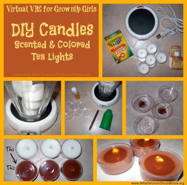 DIY Scented & Colored Candles