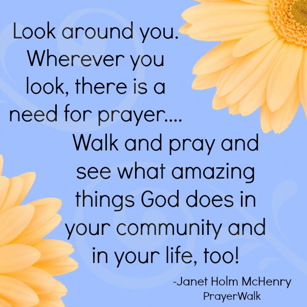 Janet McHenry on PrayerWalking