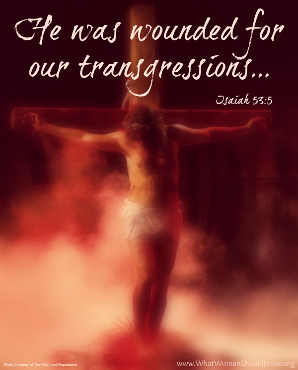 He Was Wounded For Our Transgressions ~ Isaiah 53:5