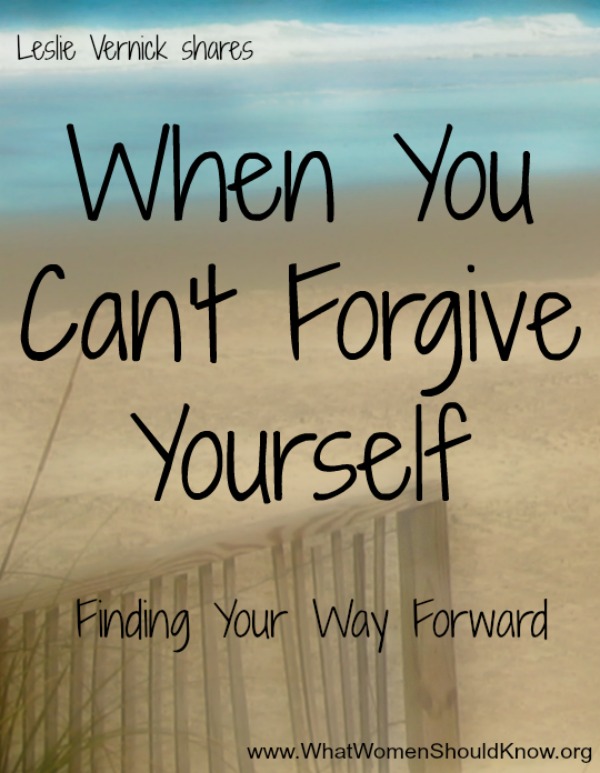 When You Can't Forgive Yourself