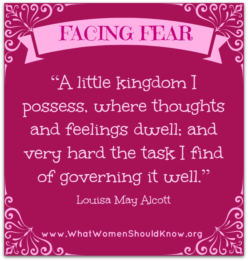 Louisa May Alcott Quote: A Little Kingdom I Possess