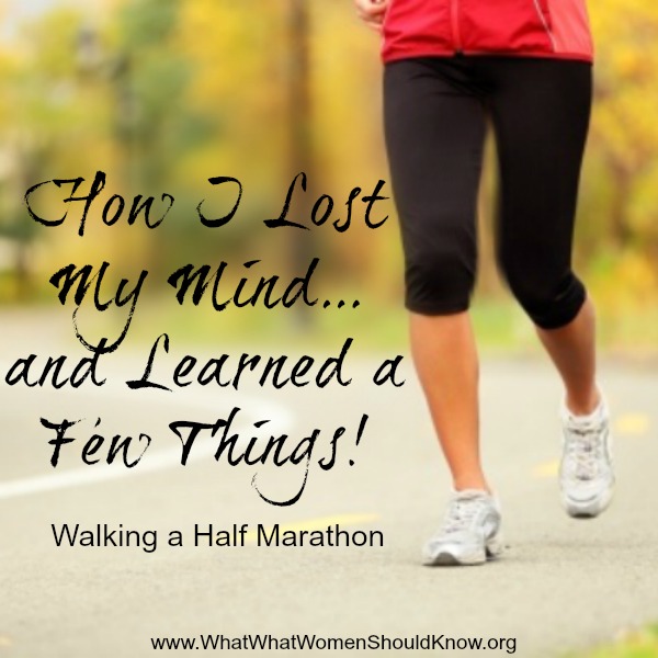 Walking A Half Marathon