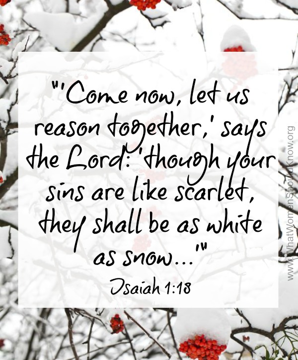 White As Snow ~ Isaiah 1:18