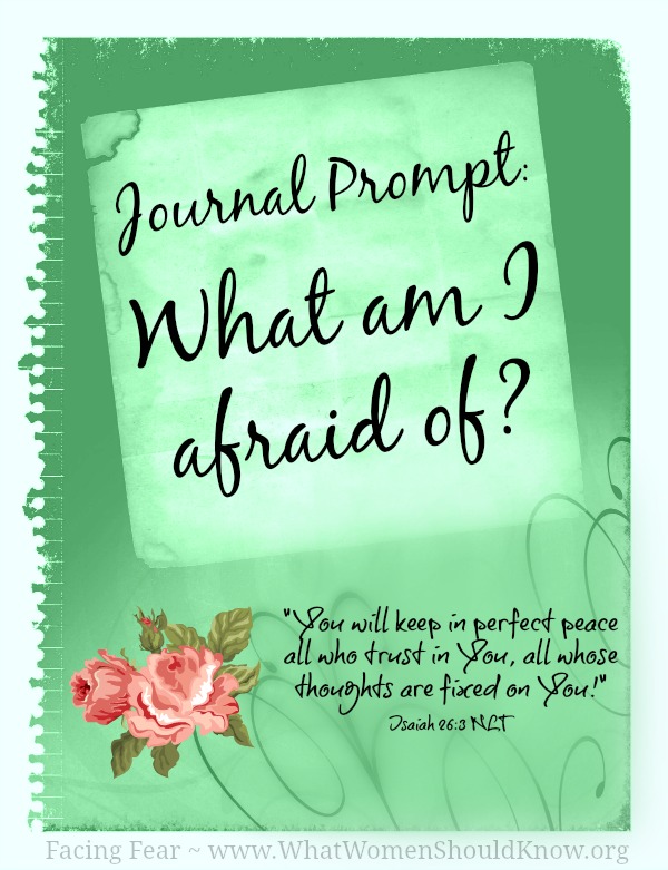 Journal Prompt: What Am I Afraid Of?