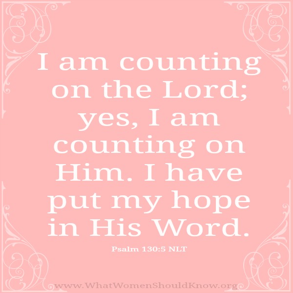 Counting on the Lord