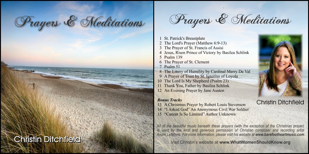 Prayers and Meditations CD Collage