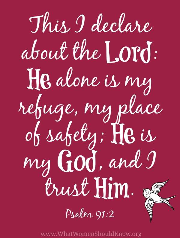 He is my refuge
